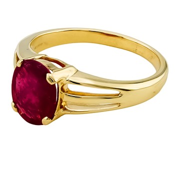 9ct Gold Ruby Ring size N